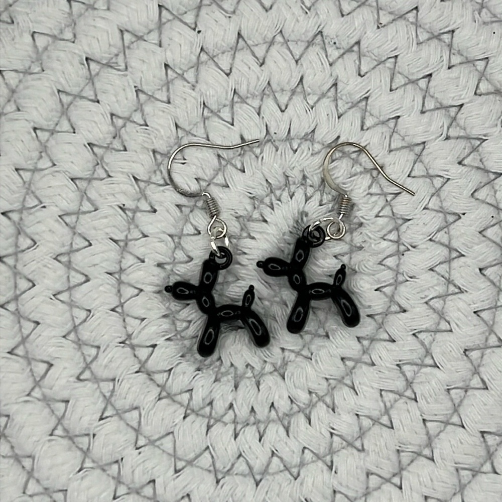 Ballon Dog Fishhook Earrings